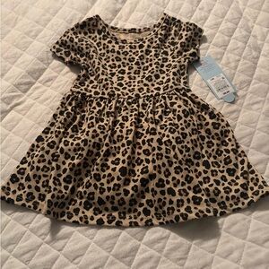 NWT Cat & Jack Leopard Print Kids Dress